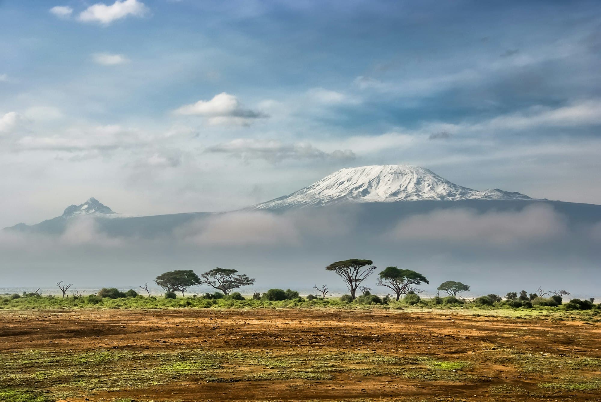 Kenyan landscape at dusk, representing the communities Care to Learn serves